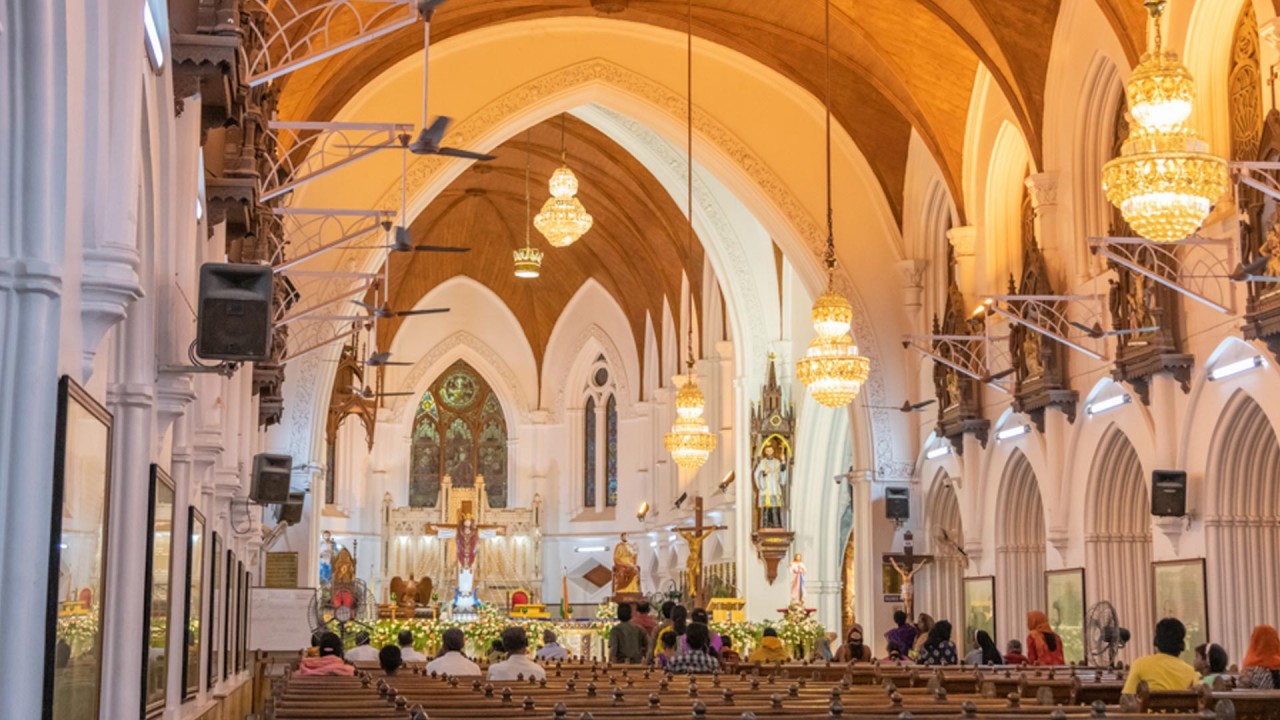 Santhome Cathedral and Basilica | Pilgrim Centres | Tamil Nadu Tourism